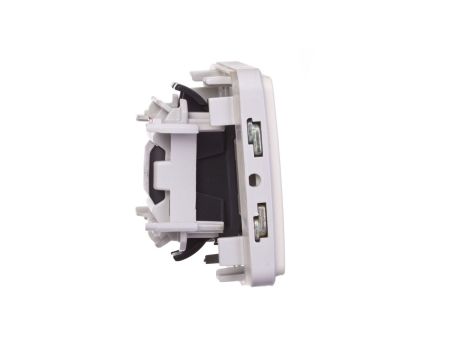 PLEXO55 Przycisk pojedynczy z podświetleniem biały / ecru 069632