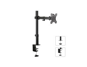Uchwyt biurkowy do monitora LCD 13-32 8kg VESA 75x75 oraz 100x100 pojedyncze ramię Maclean MC-752