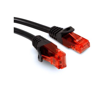 Przewód kabel patchcord UTP cat6 wtyk-wtyk 15m czarny Maclean MCTV-739 MCTV-739