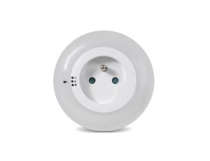 Lampka nocna z czujnikiem zmierzchu 3LED z gniazdem 230V MCE122 Maclean Energy 3 kolory MCE122