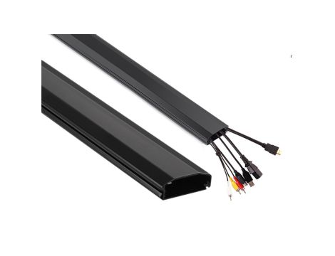 Listwa maskująca do kabli Maclean MC-693 B 60x20x750mm Aluminium łatwe otw. i zam. MC-693