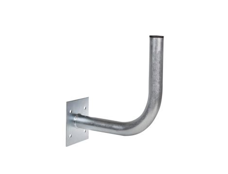 Uchwyt do anteny satelitarnej balkonowy czołowy 38cm Maclean MCTV-551 z podwójnym zaciskiem MCTV-551