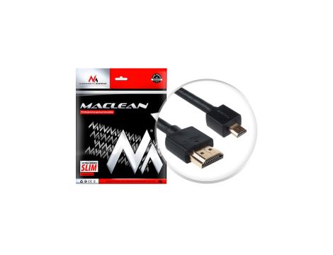 Przewód HDMI-microHDMI ULTRA SLIM v1.4 2m Maclean MCTV-722 A-D MCTV-722