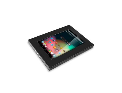 Uchwyt reklamowy do tabletu Maclean MC-610 metalowa obudowa z zamkiem Tab 1 2 3 10.1 mocowanie naścienne MC-610