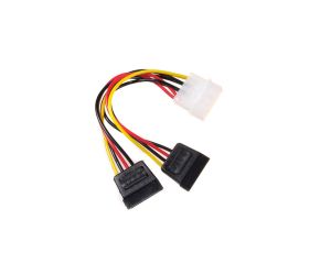 Kabel adapter zasilania Molex 2xSATA 15cm Maclean MCTV-632 MCTV-632