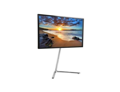 Uchwyt stojak podłogowy do telewizora chrom Maclean MC-868 49 - 70” 40kg mx VESA 600x400