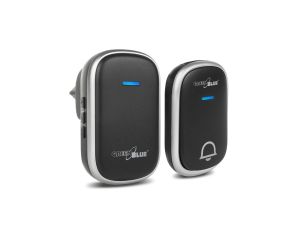 Dzwonek bezprzewodowy 38 melodii czarny GreenBlue GB175 B