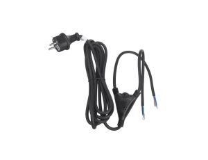 Przewód zasilający 5m dla Maclean, do naświetlaczy LED i statywu MCE583 Yellow, całkowita długość 5m, MCE586