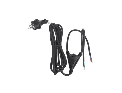 Przewód zasilający 5m dla Maclean, do naświetlaczy LED i statywu MCE583 Yellow, całkowita długość 5m, MCE586