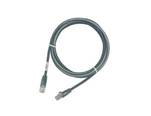 Kabel krosowy RJ45, 568B, U/UTP, linka, PowerCat 6, LS0H 1.5m, Szary PCD-02002-0E