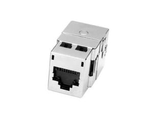 Moduł DataGate 10G 1xRJ45 WE8W, STP 360DEG, 568A/B, PowerCat 6 10G Czarny KSJ-00035-04