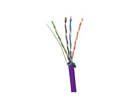 Kabel F/UTP PowerCat 5e, 4 pary, LSZH, CPR Dca-s1,d2,a1, Fioletowy 39A-504-LS /305m/