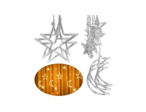 Kurtyna świetlna LED 3m Maclean, 120 diód LED, 8 trybów świecenia, 220-240V AC 50/60Hz, temp. barw.3000K, MCE418