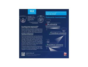 Kamera kopułkowa IP 8Mpx 2.7...13.5mm BCS-DMIP3801IR-V-E-Ai