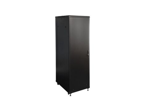 Szafa stojąca RACK 19 42U 600x800mm drzwi szklane czarna EPRADO