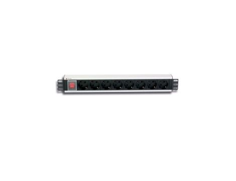Listwa Zasilająca Rack 1.5U 250V/16A 8x Schuko 3m
