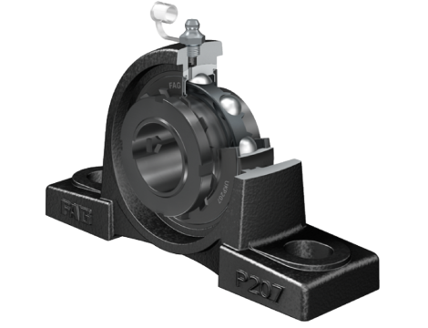 FAG - UKP213-J7- Zespół z oprawą żeliwną i tuleją,