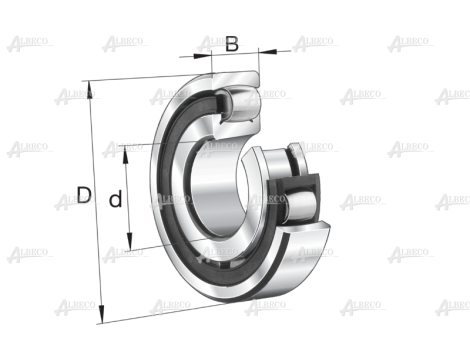 FAG - 20217-K-MB-C3- Łożysko baryłkowe jednorzędowe, 85 x 150 x 28