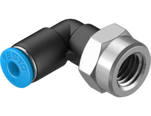 FESTO - QSLF-1/8-4-B- Złączka wtykowa kątowa, 4 x 0 x 0