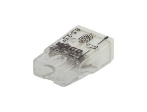 Szybkozłączka 2x 0,5-2,5mm2 na drut 450V/24A ORYGINALNA blister 40szt. 2273-202