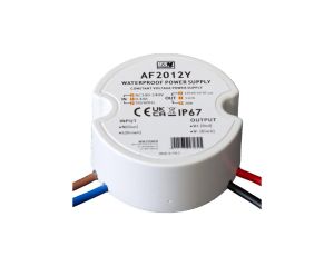 Zasilacz LED dopuszkowy 20W 24V 0.83A okrągły IP67 AF2024Y MW POWER