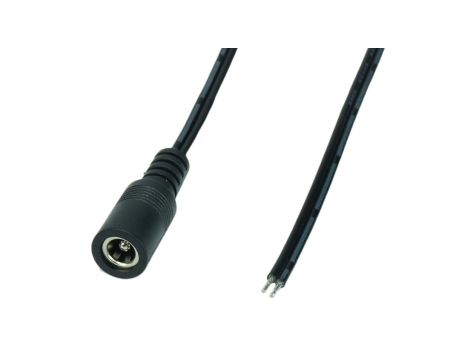 Przewód zasilający DC TLYp0,5 Gniazdo 2155 L=250mm POSDC-T-S21-0.25 POS POWER