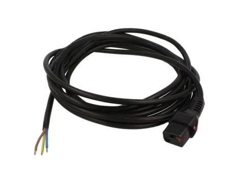Kabel IEC C19 żeński 5m z blokadą IEC LOCK IL19-SE-H05-3150-500