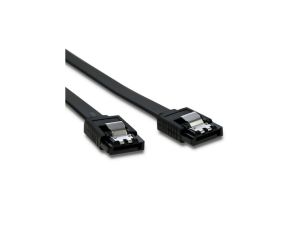 Qoltec Kabel SATA III męski / SATA III męski 0.5m czarny