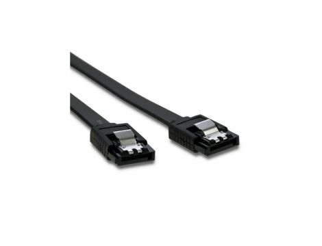Qoltec Kabel SATA III męski / SATA III męski 0.5m czarny