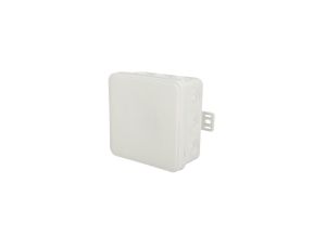 Puszka hermetyczna natynkowa elastyczna 85x85x41mm 12-wlotowa, zamknięcie na klik IP54 biała EDO