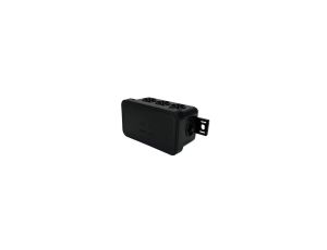 Puszka hermetyczna natynkowa elastyczna 80x45x41mm 8-wlotowa, zamknięcie na klik IP54 czarna EDO