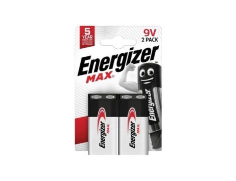 Bateria alkaliczna 6LR61 / 9V MAX /2szt./