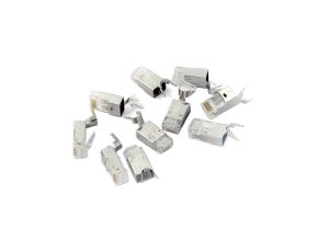 Wtyk modularny RJ45 8P8C kat.6A ekranowany FTP WORECZEK 100szt.
