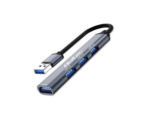 Qoltec Hub Adapter USB 3.0 4w1 USB 3.0 3x USB 2.0