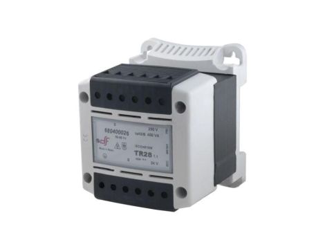 DF-680400026 Transformator sieciowy 400VA 230VAC 24V na szynę DIN IP20