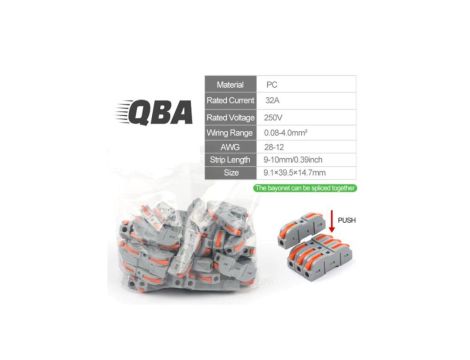 Zestaw szybkozłączek systemowych QNC221100G 100szt