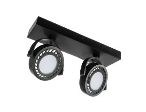 Kinkiet Piano 2 x ES111 (gu10) czarny matowy + LED 9W gratis CL1129-b-gu10-9w-120-nw-b /barwa neutralna/