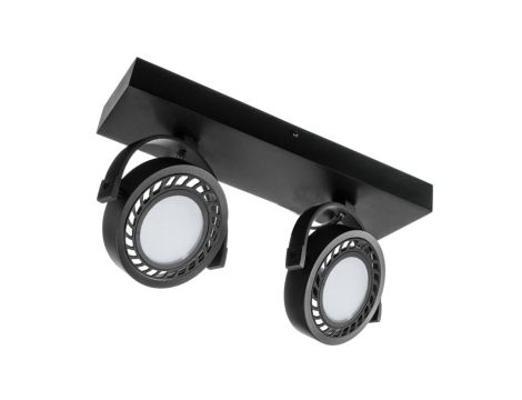 Kinkiet Piano 2 x ES111 (gu10) czarny matowy + LED 9W gratis CL1129-b-gu10-9w-120-nw-b /barwa neutralna/