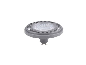 Żarówka ES111 gu10 15 led 8,9W S/WW 30s ciepła biała AR111 szara obudowa