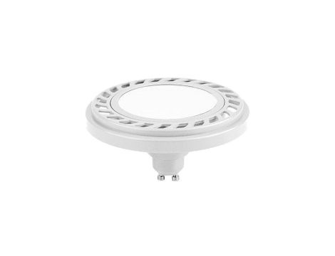 Żarówka ES111 gu10 15 led 8,9W W/NW 120s neutralna biała AR111 biała obudowa