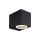 Oprawa elewacyjna WALLY-1-K-B 1xgu10 ip44 czarna