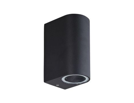 Oprawa elewacyjna WALLY-2-O-B 2xgu10 ip44 czarna