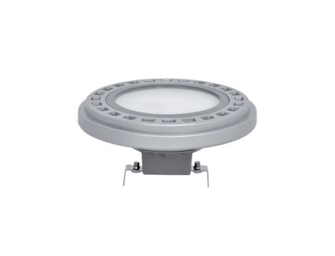 Żarówka AR111 g53 12V DC 12W S/NW kąt 120 stopni neutralna biała / szara obudowa LUX07026