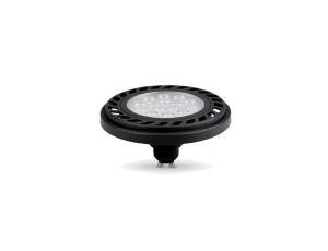 Żarówka ES111 gu10 15 led 8,9W B/WW 30s ciepła biała AR111 czarna obudowa