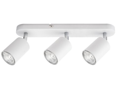 Lampa Kinkiet Oprawa SIENA 3xgu10 biała potrójna do LED LUX07003