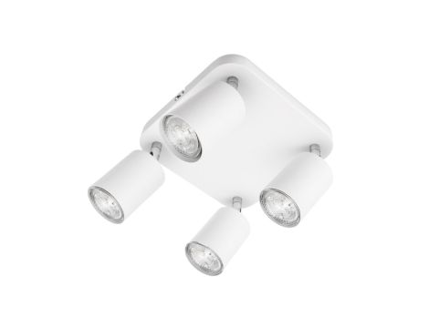 Lampa Kinkiet Oprawa SIENA 4xgu10 biała poczwórna do LED LUX07004