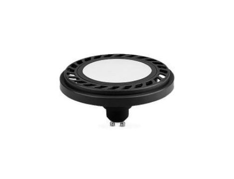 Żarówka ES111 gu10 led 9W WW Ściemnialna ciepła biała AR111 czarna obudowa B/WW