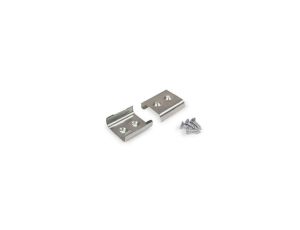 Topmet Mikrus s uchwyt sprężysty inox 94230019 - miniaturowy niskonapięciowy (12V) system szynowy / liniowy oświetlenia gablot L
