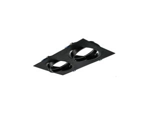 Oprawa JOTA AR111 K2 czarna drapana podwójna ES111 szczotkowana