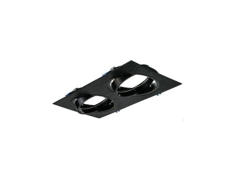 Oprawa JOTA AR111 K2 czarna drapana podwójna ES111 szczotkowana